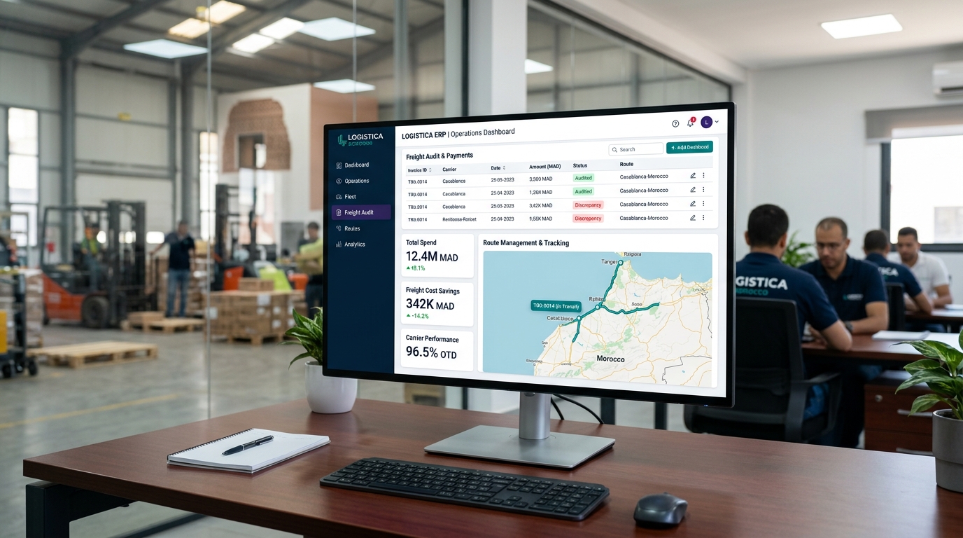 LogiFlow — Tableau de bord Logistique ERP Maroc